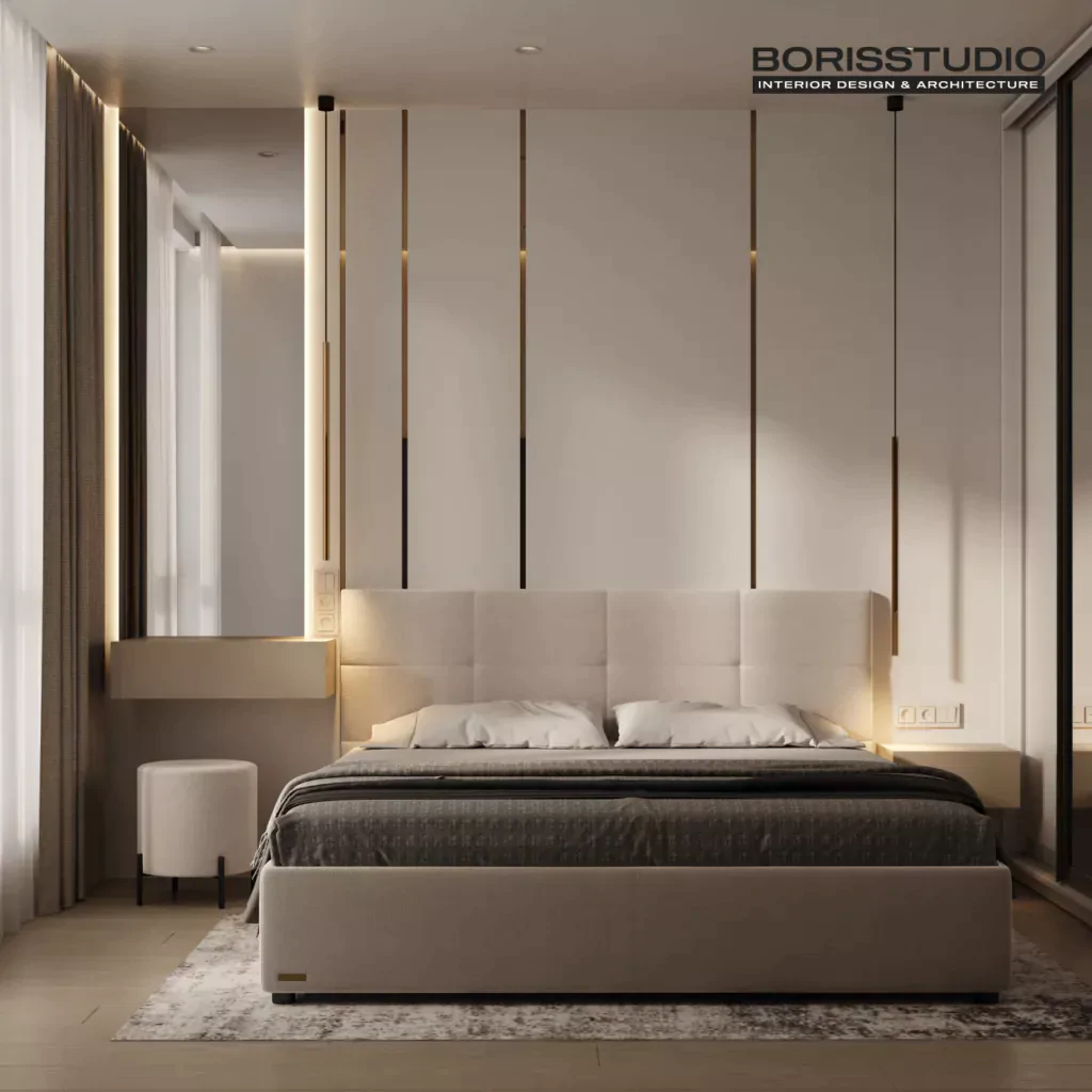Інтер'єр спальні в стилі мінімалізм