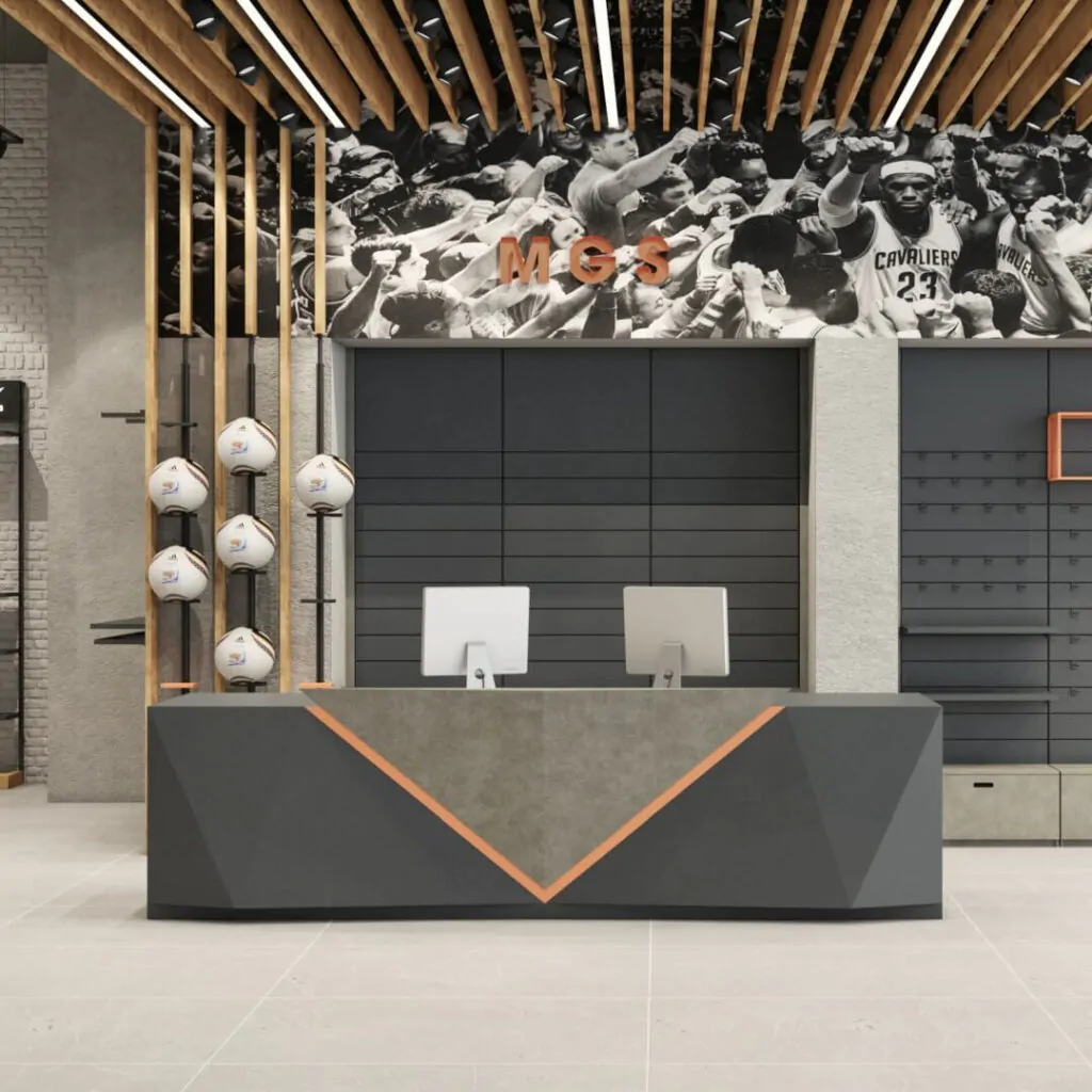 Дизайн інтер'єру магазину спортивних товарів №11