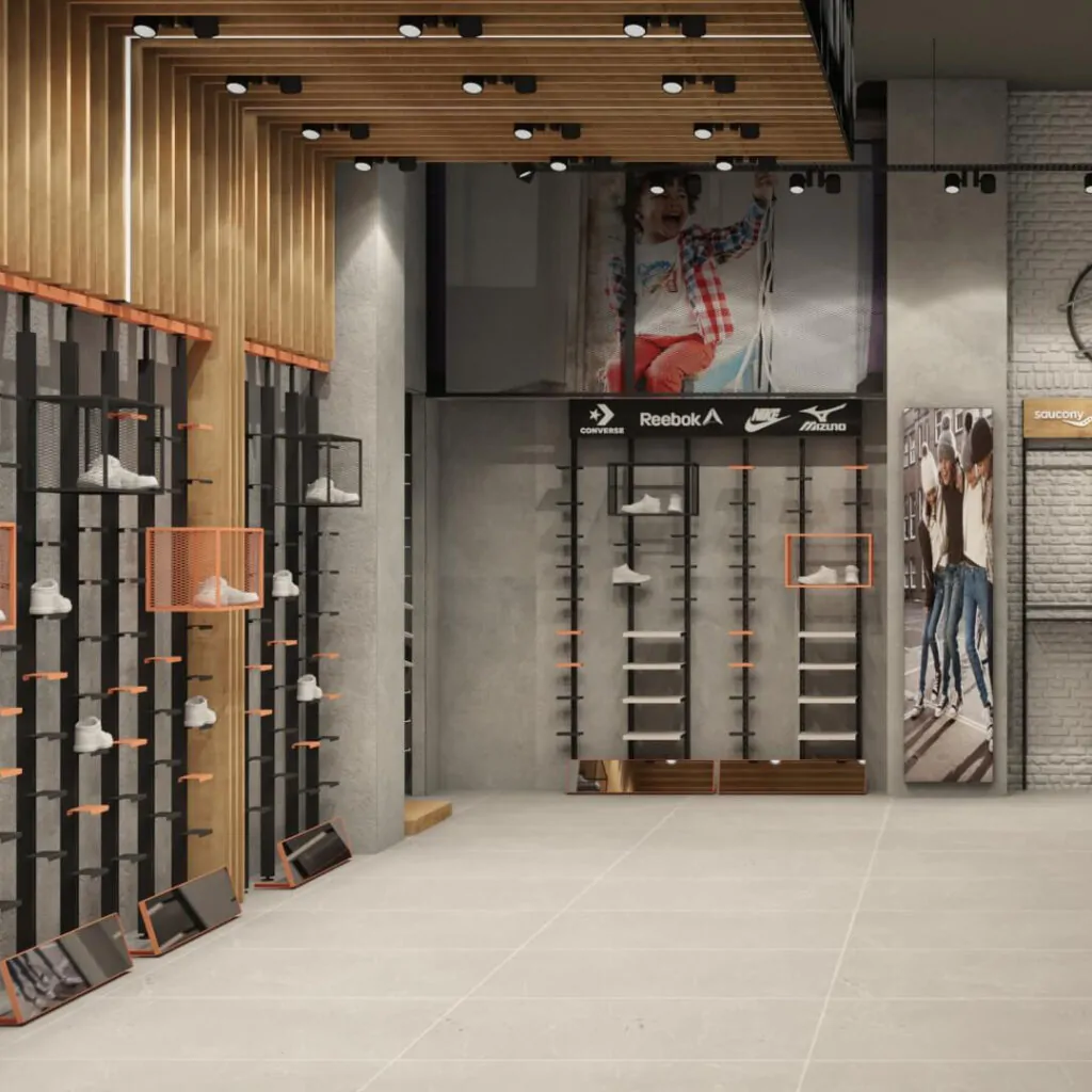 Дизайн інтер'єру магазину спортивних товарів №5