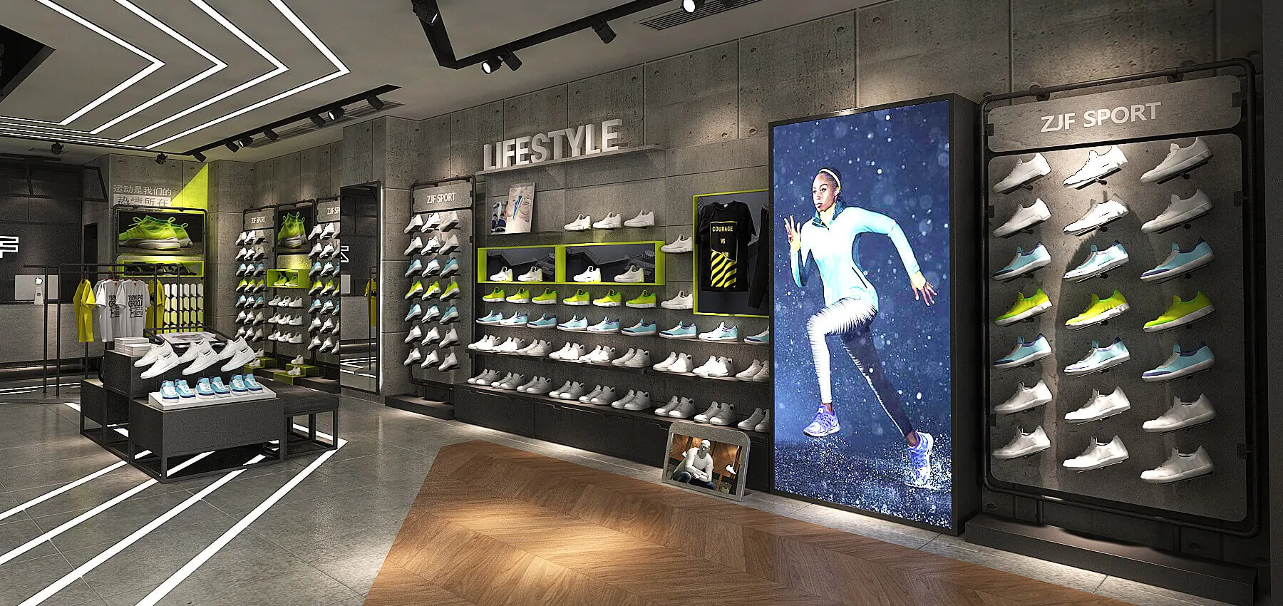 Дизайн магазину спортивних товарів та його особливості