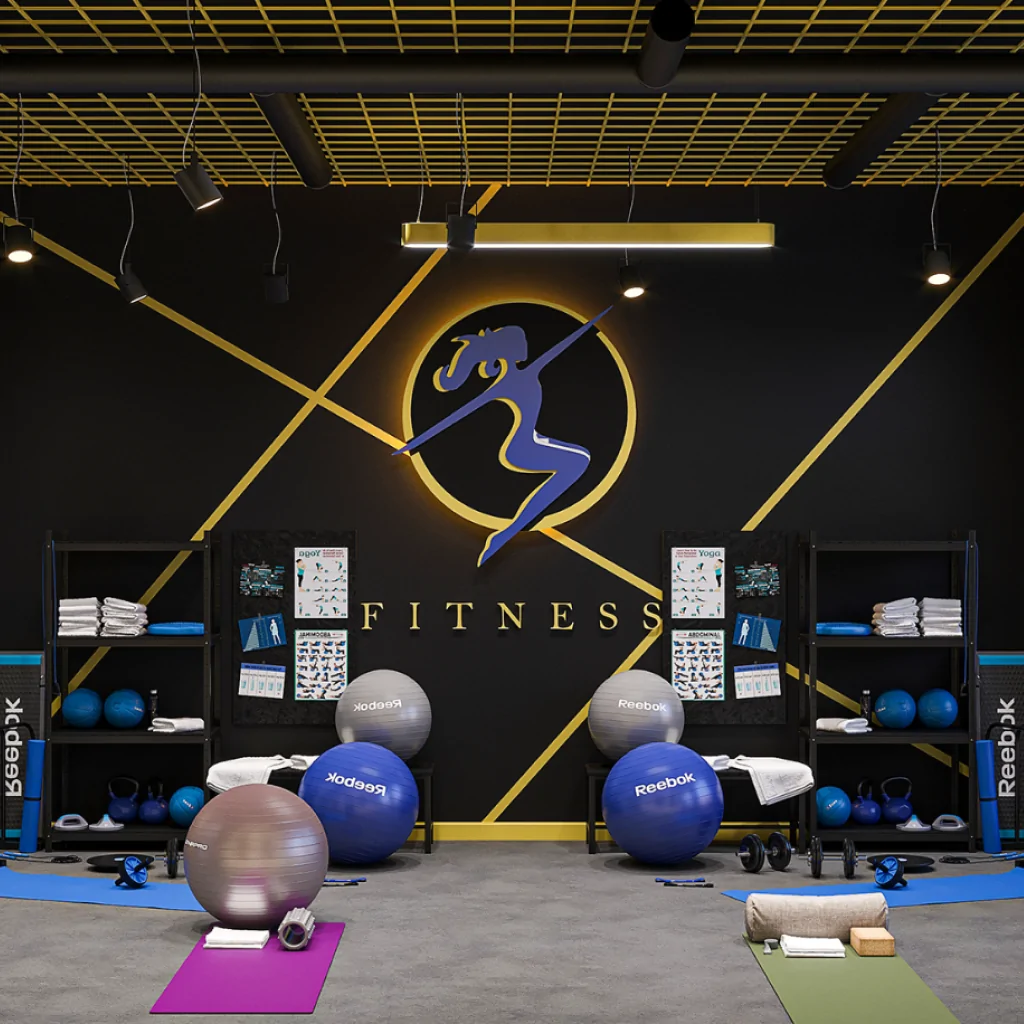 Декор для спортзалу в стилі лофт