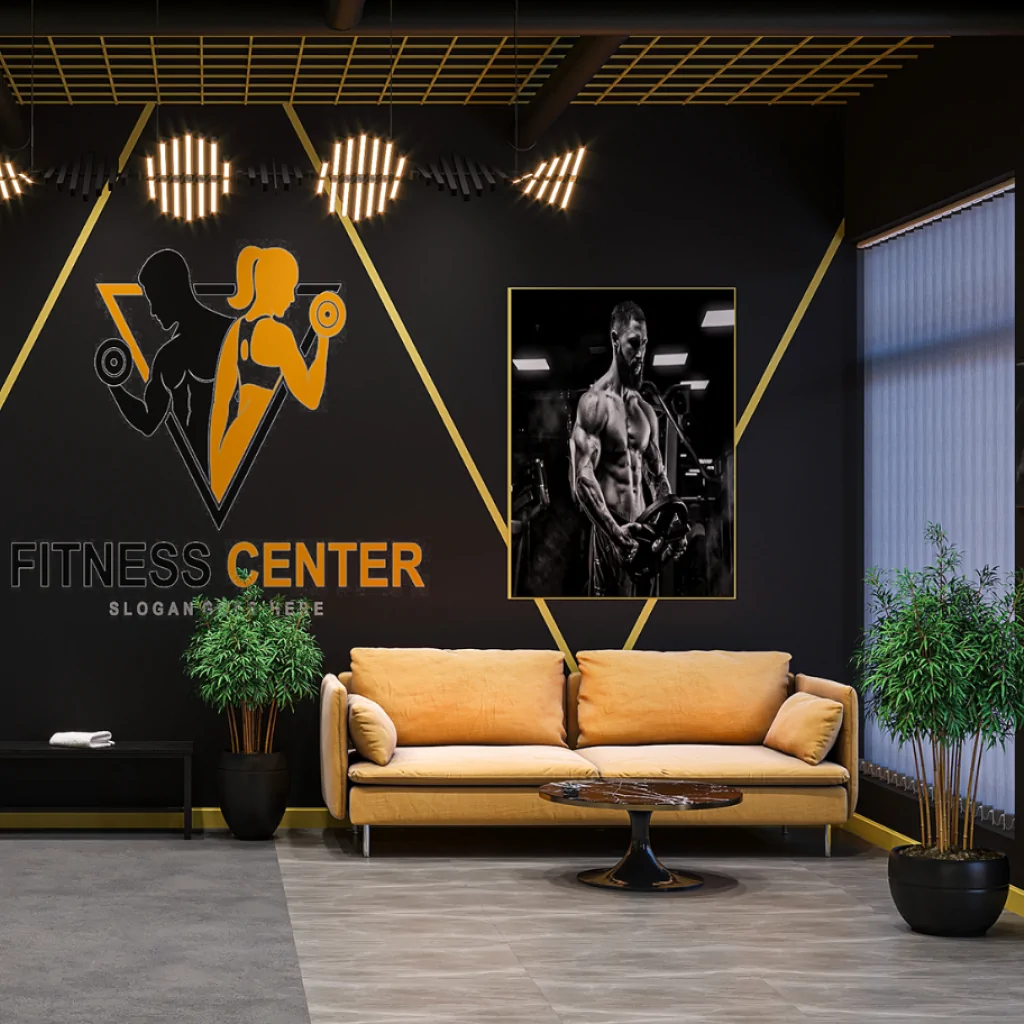 Дизайн меблів для спортзалу в стилі лофт