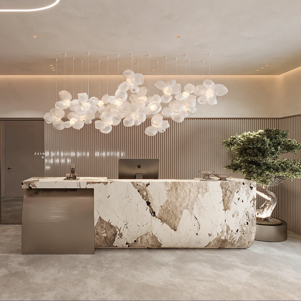 Ресепшн для спортзалу у стилі мінімалізм