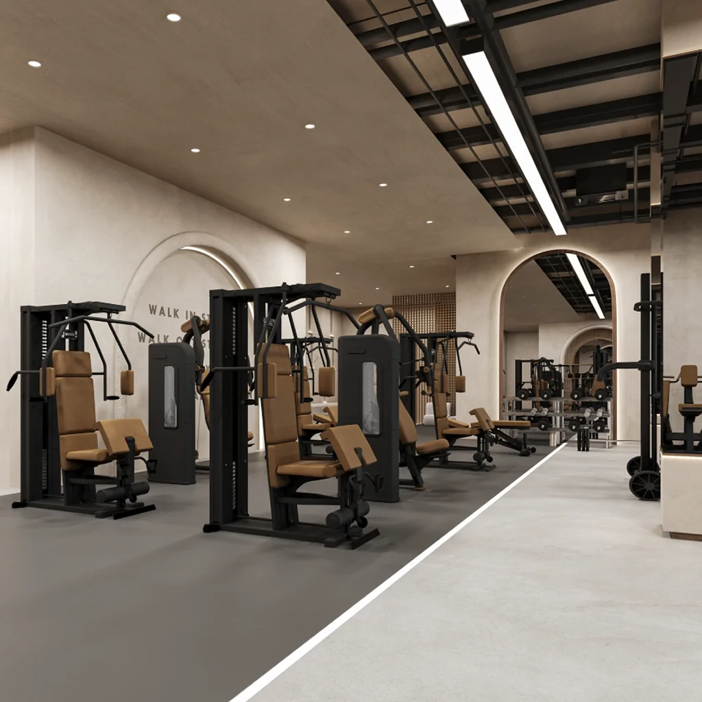 Дизайн-проект спортзалу у стилі мінімалізм