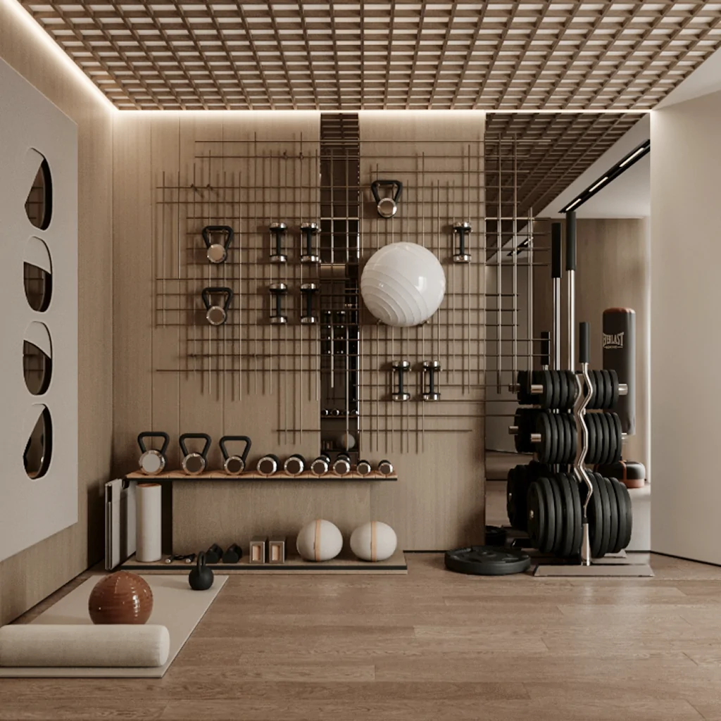 Мінімалізм у дизайні спортзалу
