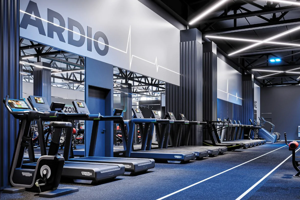 Ремонт спортзалу, фітнес-клубу