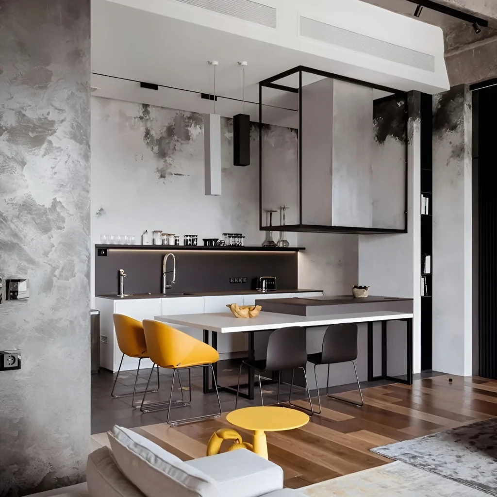 Стены для квартиры в лофт стилистике