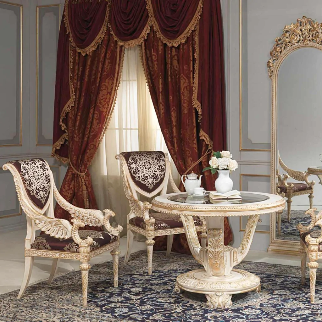 Дизайн інтер'єру кухні у стилі ампір