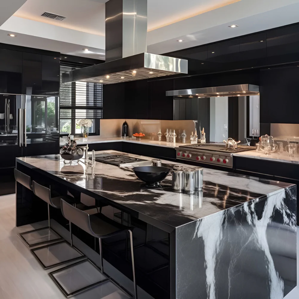 Дизайн-проєкт кухні в стилі хай-тек