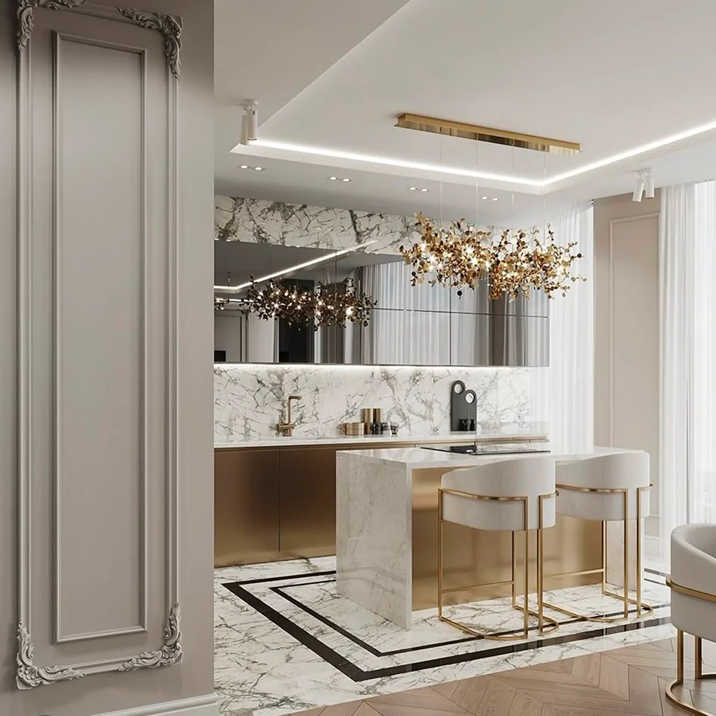 Дизайн-проект частного дома в стиле неоклассика