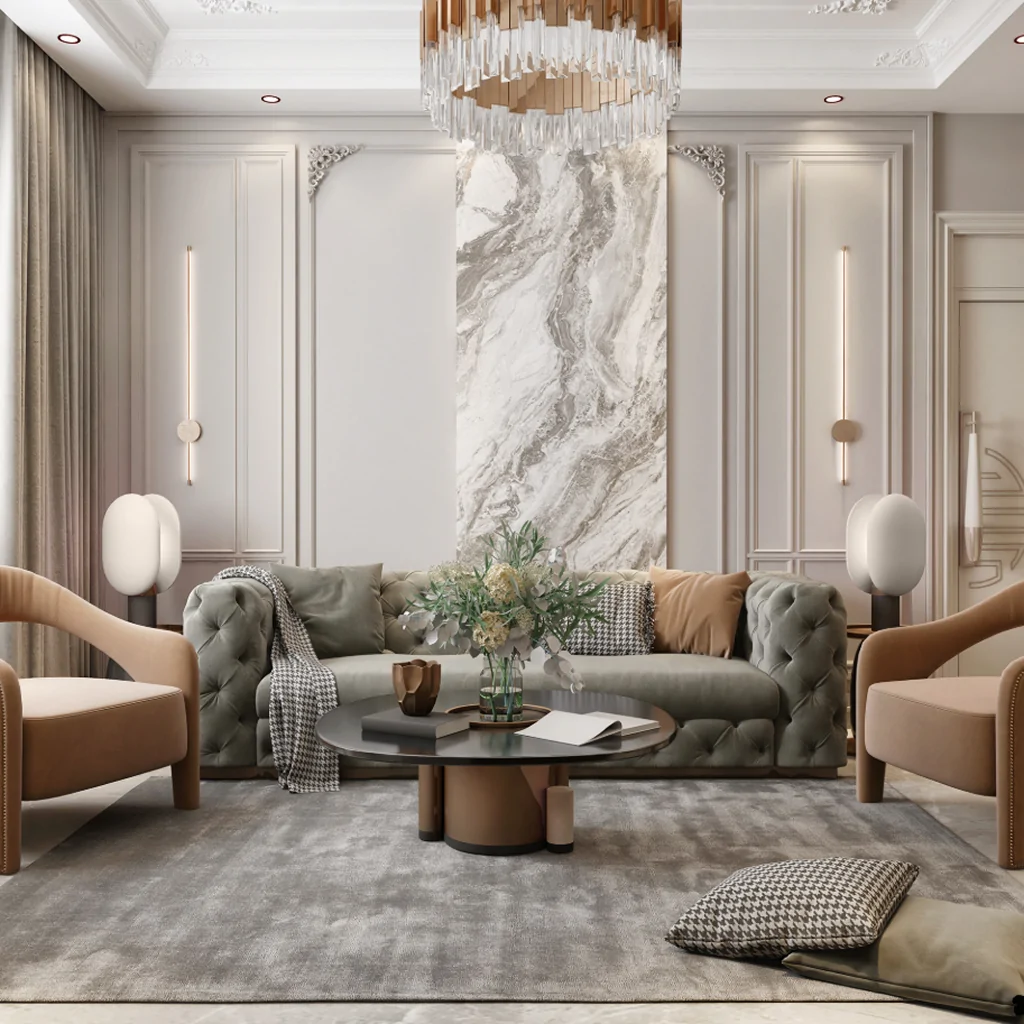 Дизайн-проект загородного дома в стиле неоклассика