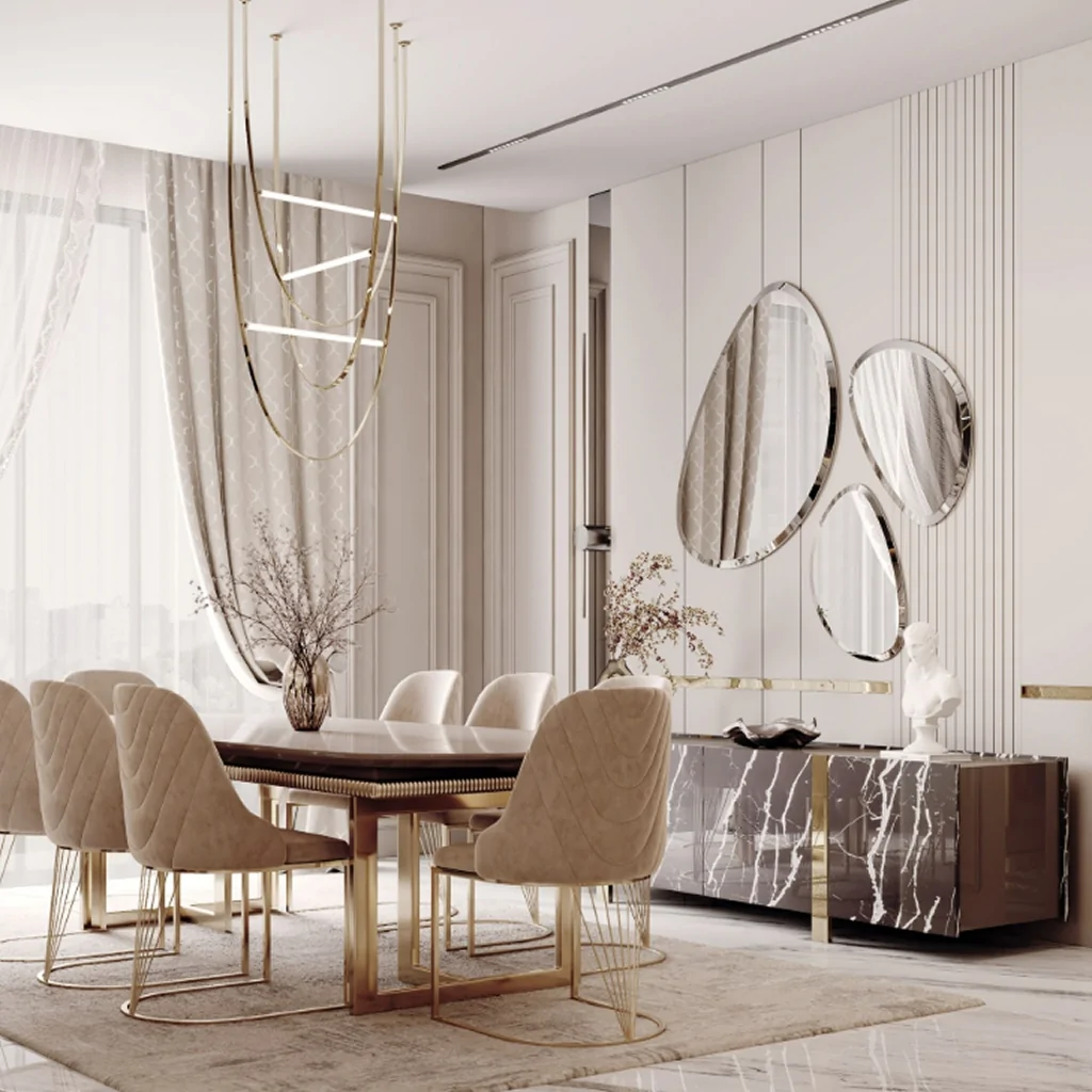 Дизайн интерьера дома в стиле неоклассика