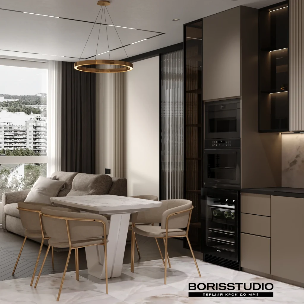 Дизайн-проект квартиры в стиле неоклассика от BORISSTUDIO