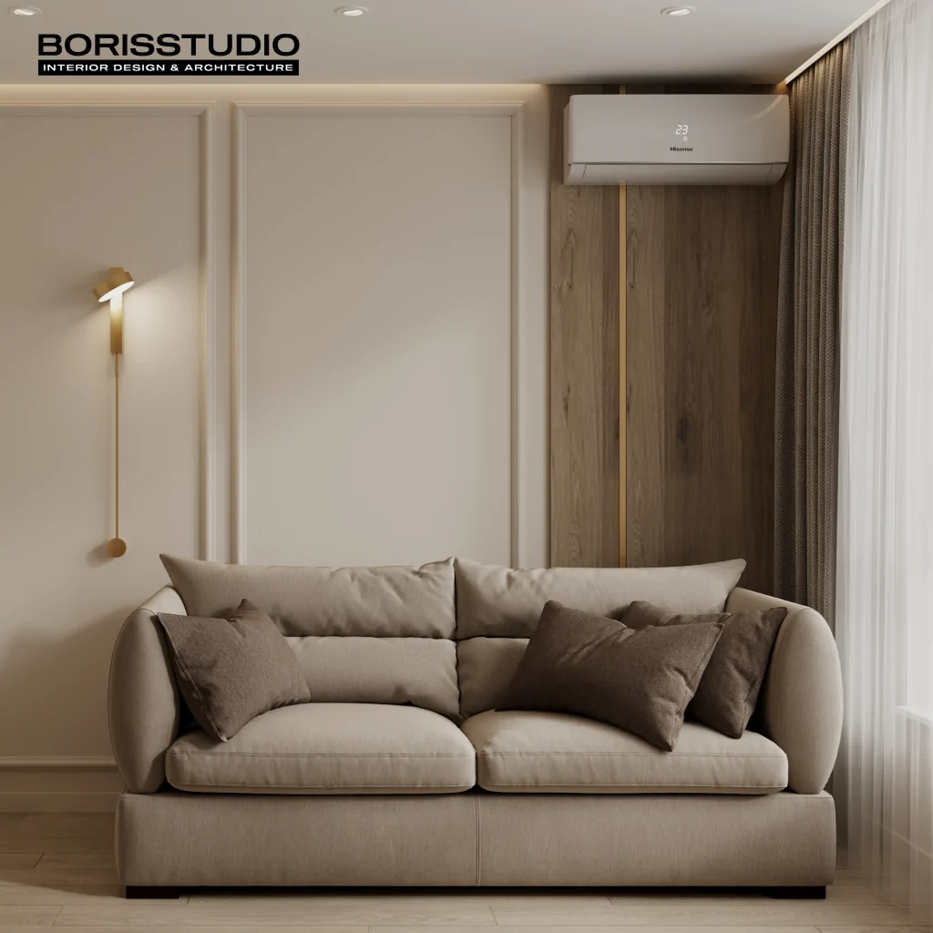 Дизайн квартиры в стиле неоклассика от BORISSTUDIO