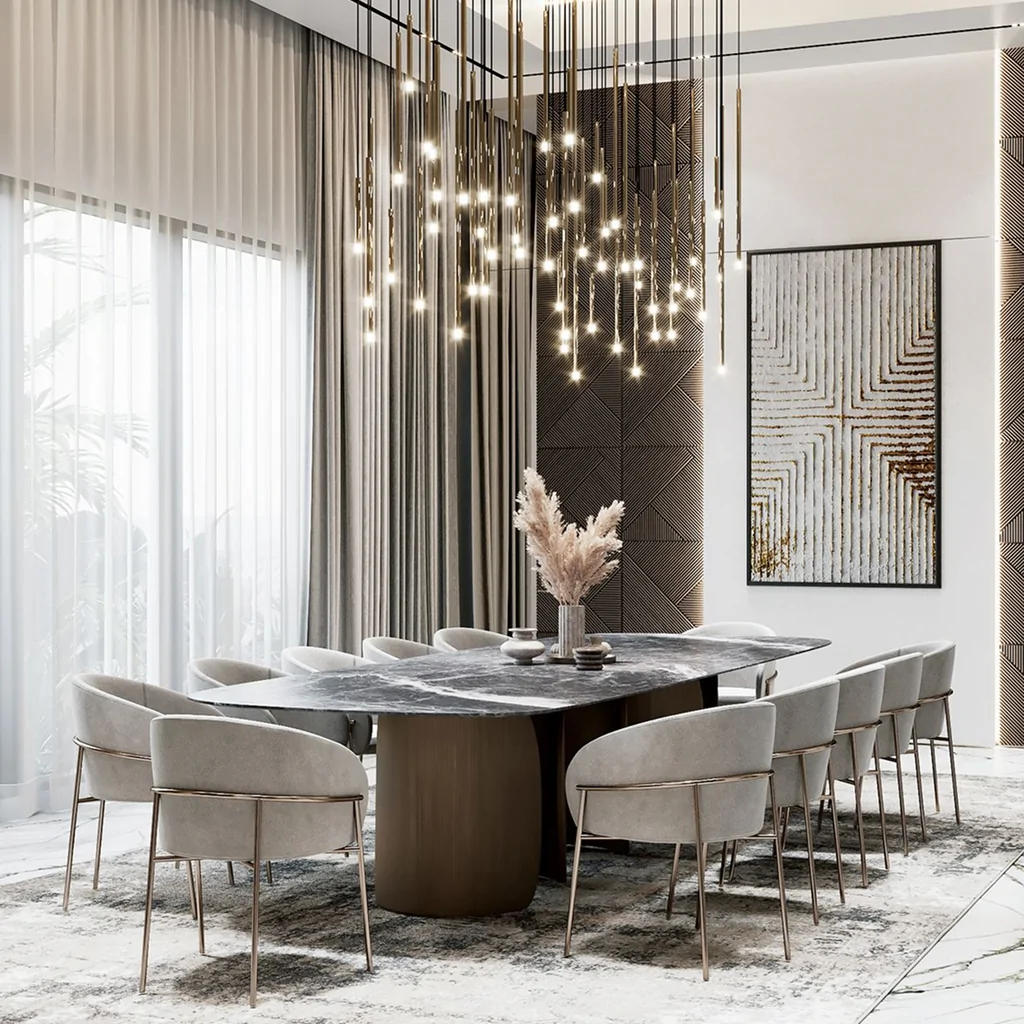 Дизайн интерьера виллы в стиле неоклассика от BORISSTUDIO