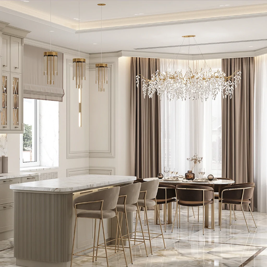 Дизайн-проект кухни в стиле неоклассика от BORISSTUDIO