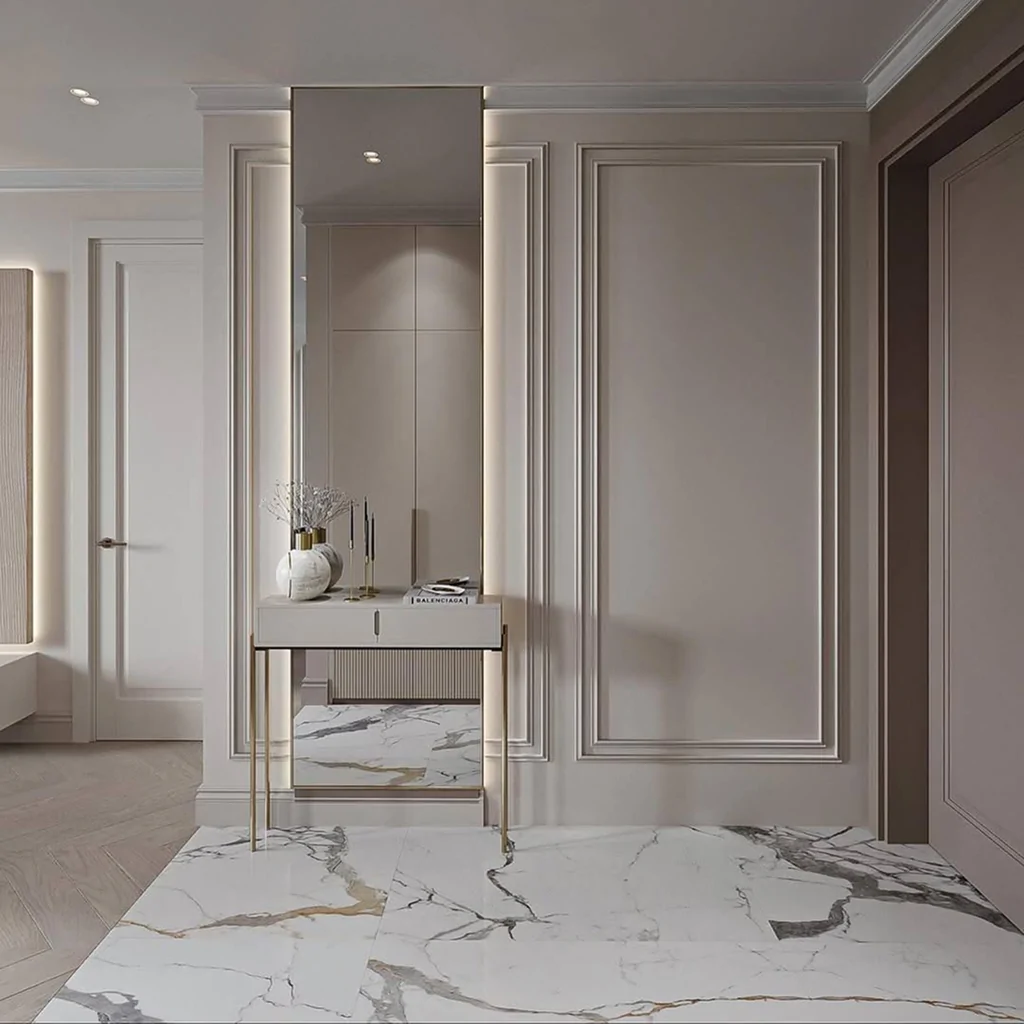 Интерьер прихожей в стиле неоклассика от BORISSTUDIO