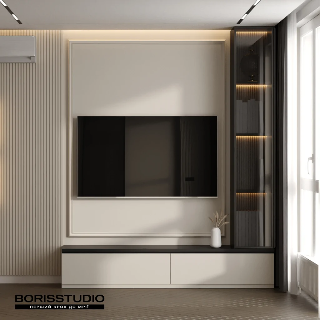 Дизайн-проект интерьера квартиры в стиле неоклассика