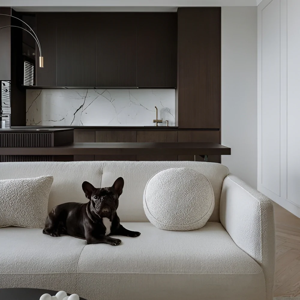 текстиль та декор кухні в кольорі венге