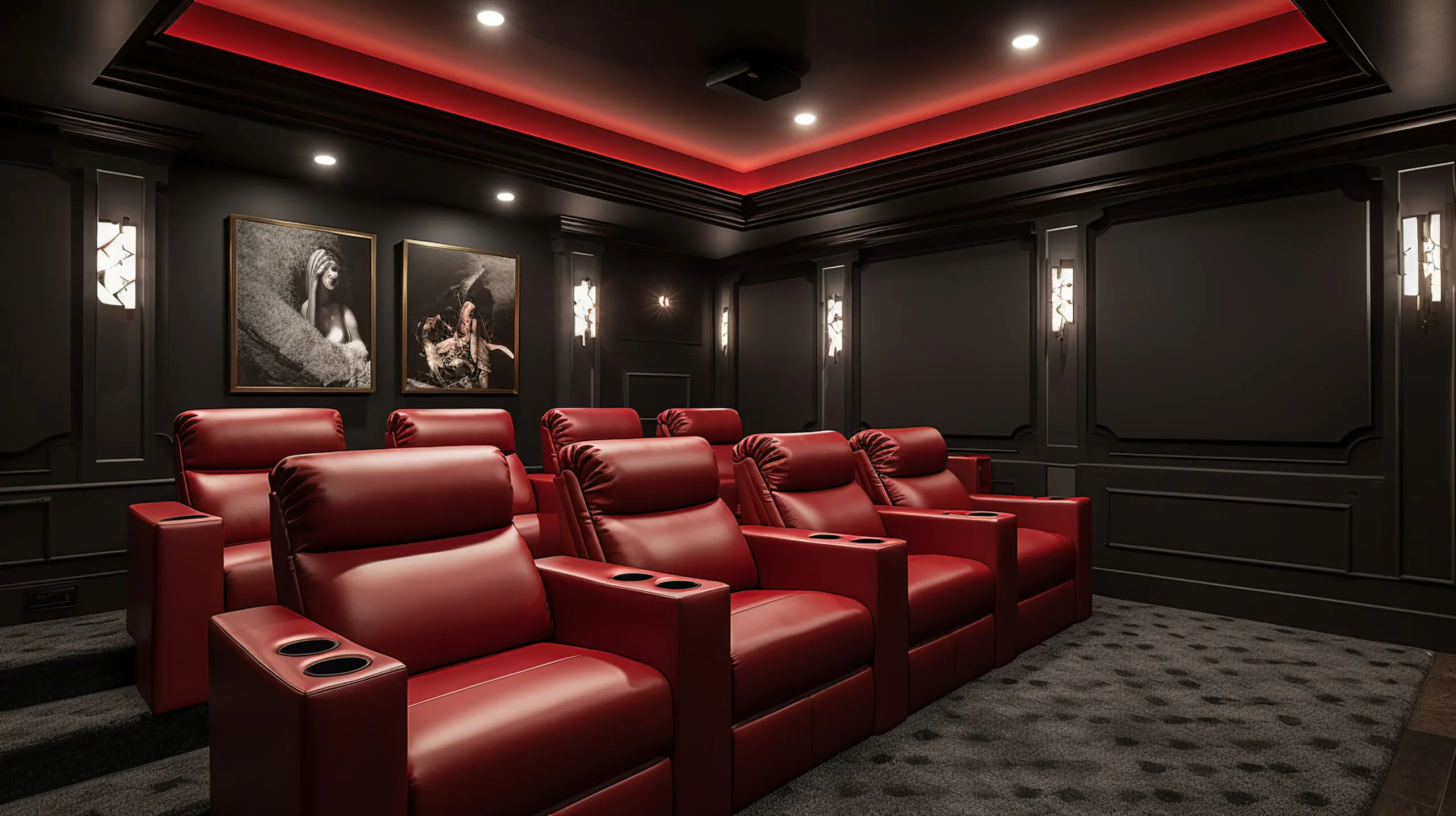 Дизайн інтер’єру кінотеатру №1
