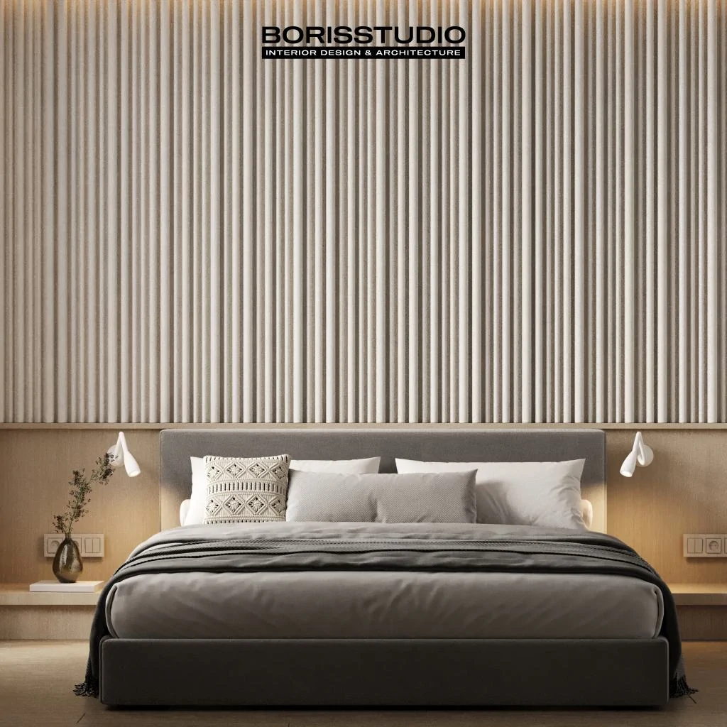 Дизайн-проект интерьера в стиле джапанди