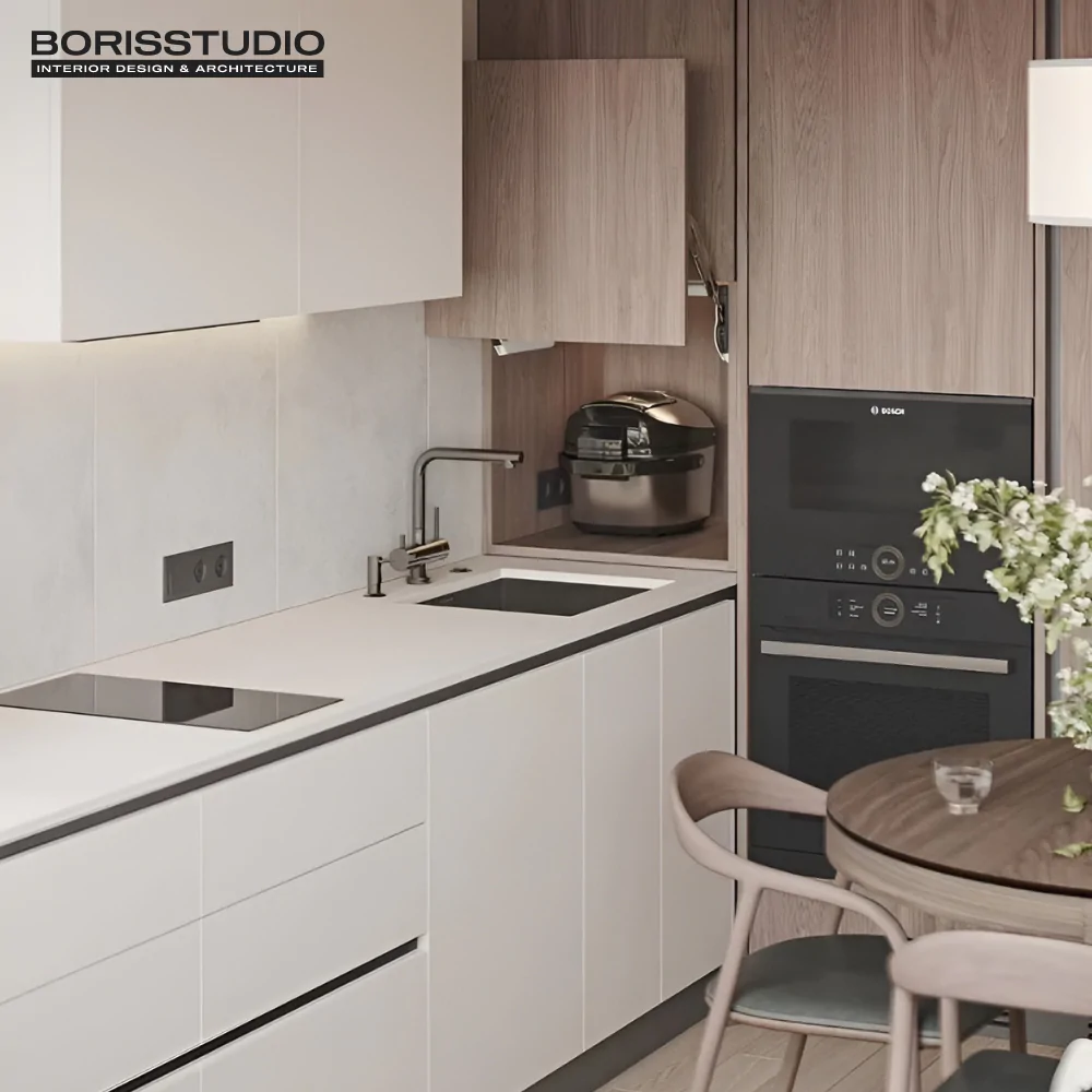 Дизайн кутової кухні у квартирі