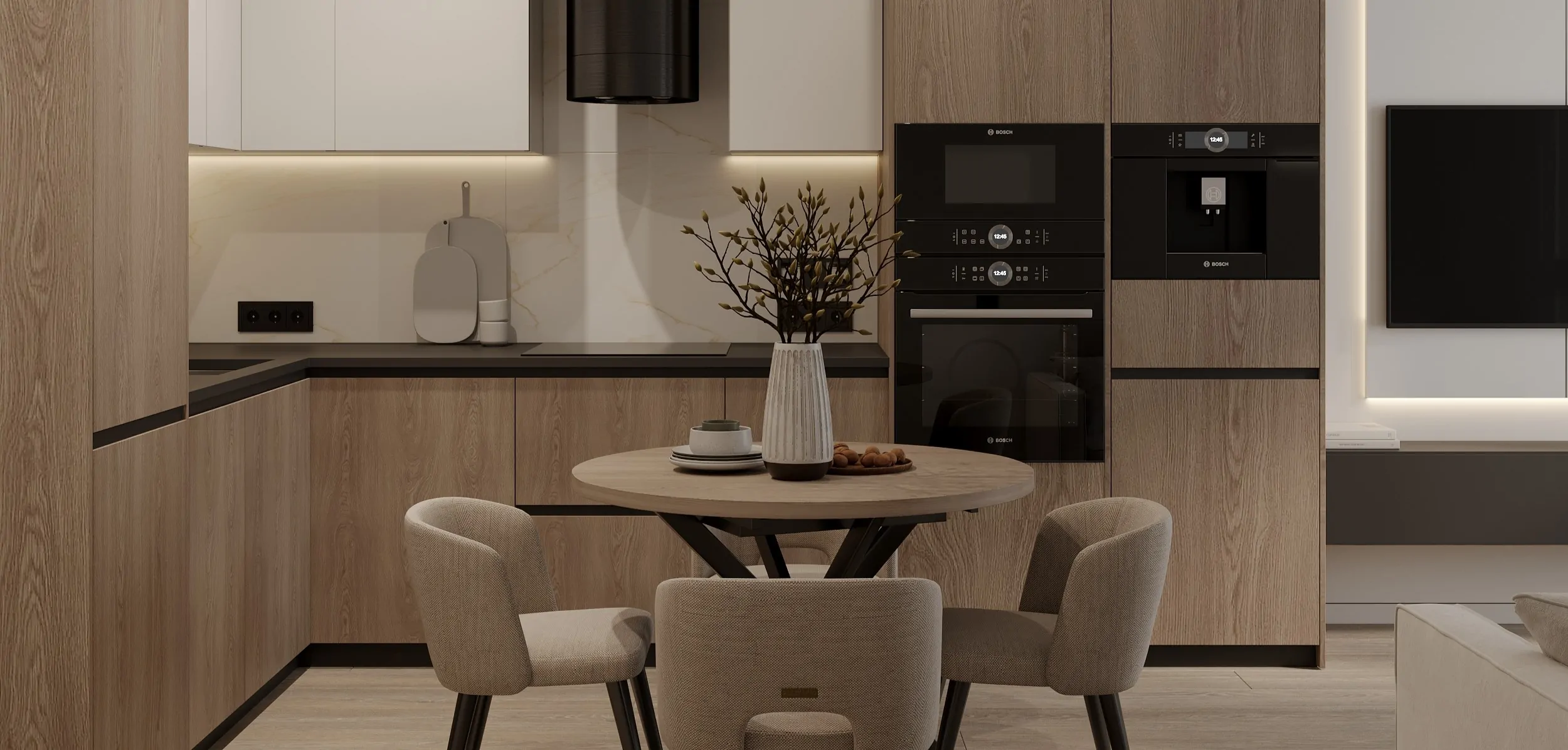 Дизайн кутової кухні: стилі інтер’єру, фото