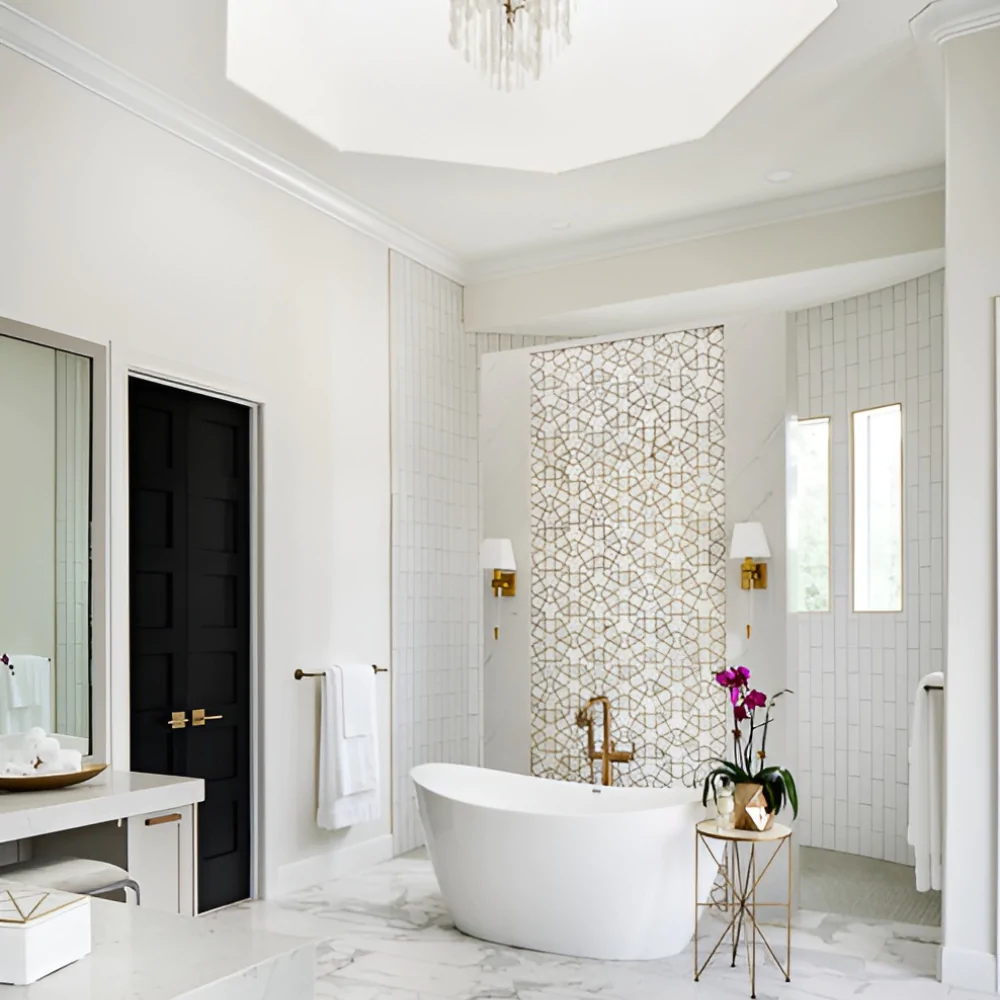 Ванна кімната будинку в стилі модерн