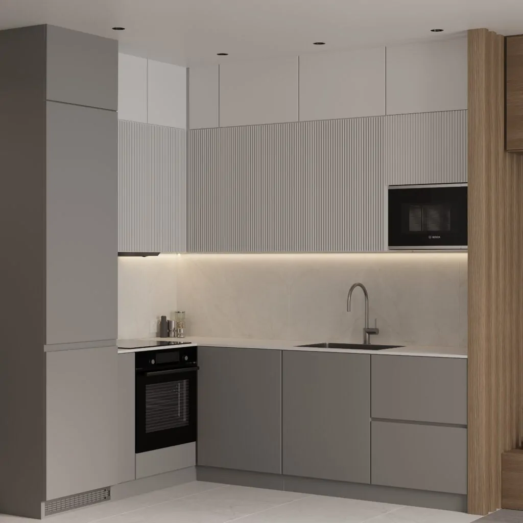 Дизайн-проект інтер’єру однокімнатної квартири в ЖК «Варшавський плюс»