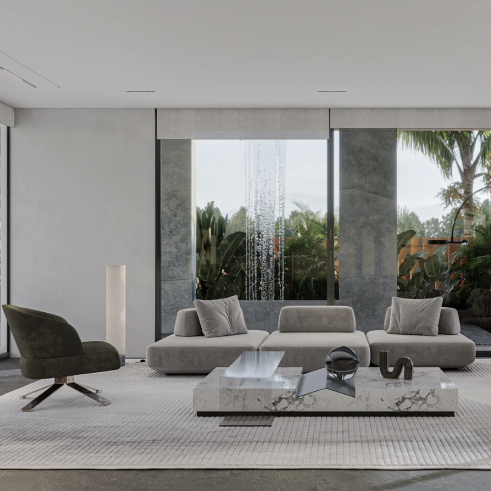 Дизайн виллы в стиле минимализм