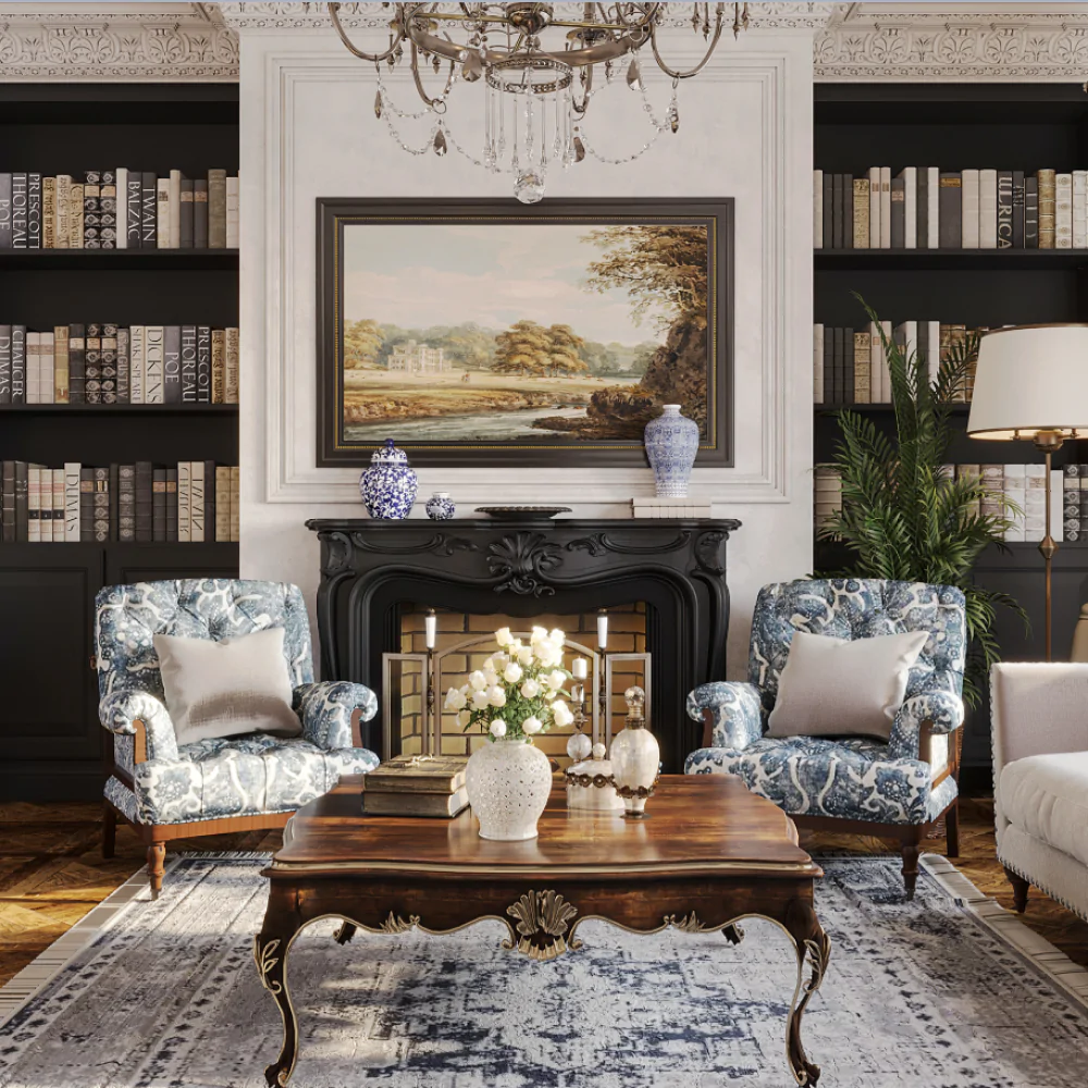 Дизайн-проєкт інтер'єру у вінтажному стилі №2