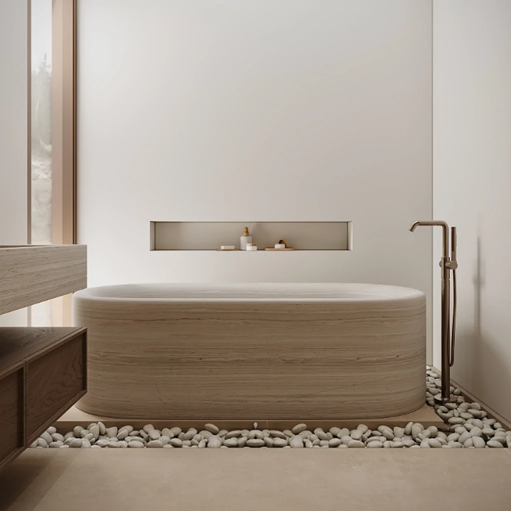 Японський стиль в інтер'єрі ванної кімнати