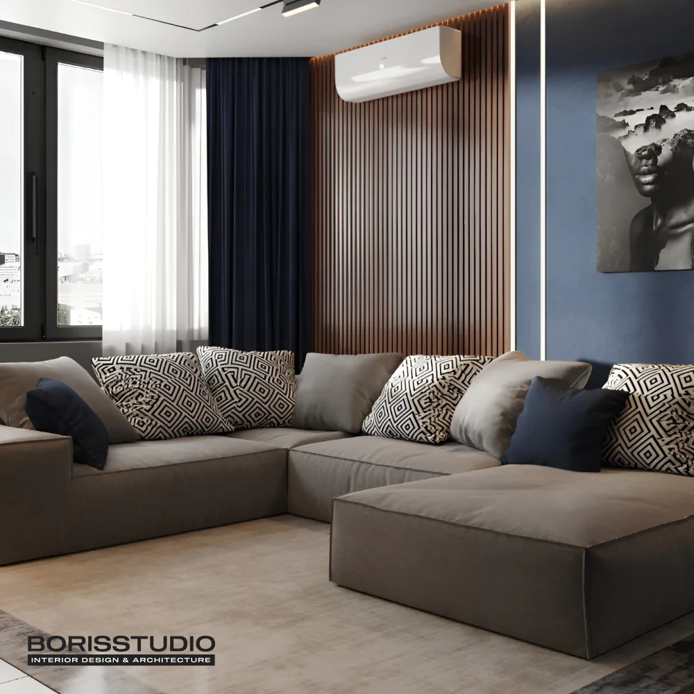 дизайн-проект вітальні у Яремче