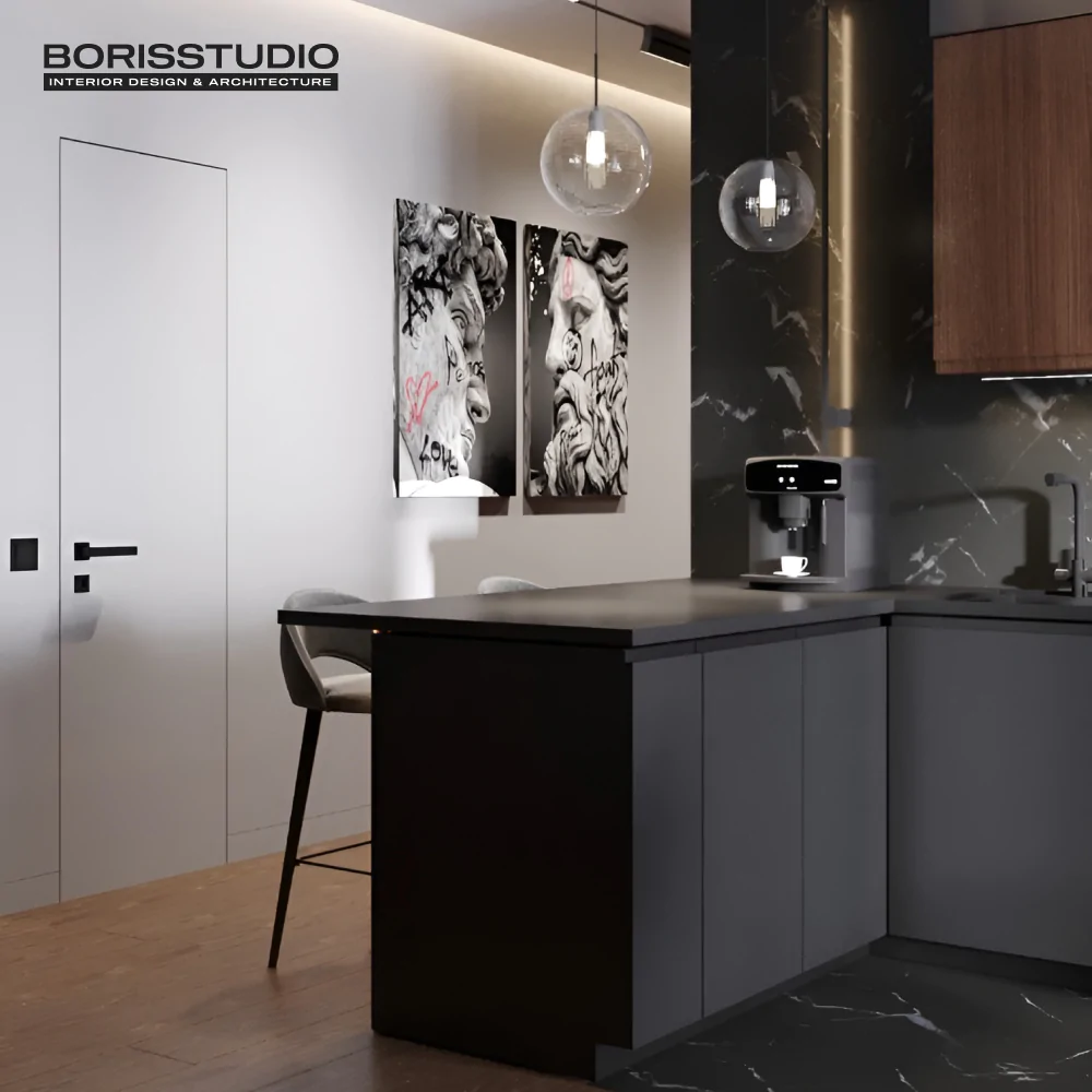 дизайн інтер'єру кухні у Яремче