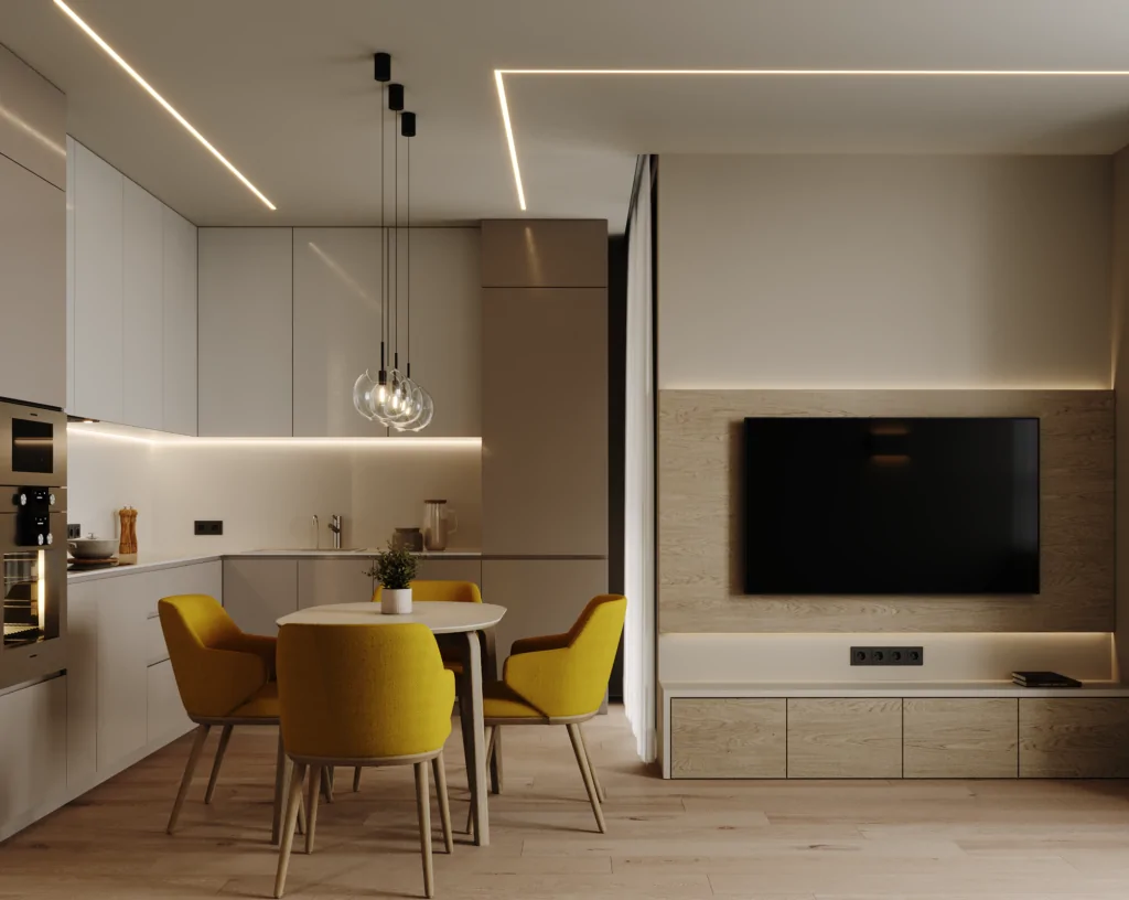 Дизайн-проєкт інтер’єру квартири у ЖК “Центральний”