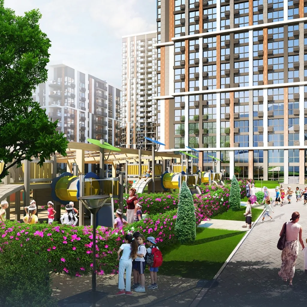 Дизайн дитячого майданчика у ЖК Французький Квартал 2