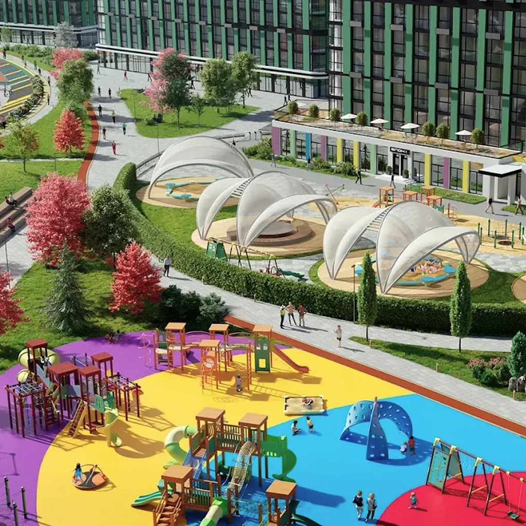 Дизайн-проект дитячого майданчика в ЖК Грейт