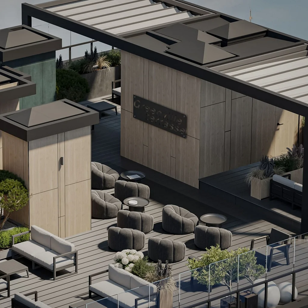 Дизайн тераси в ЖК Грінвіль Парк