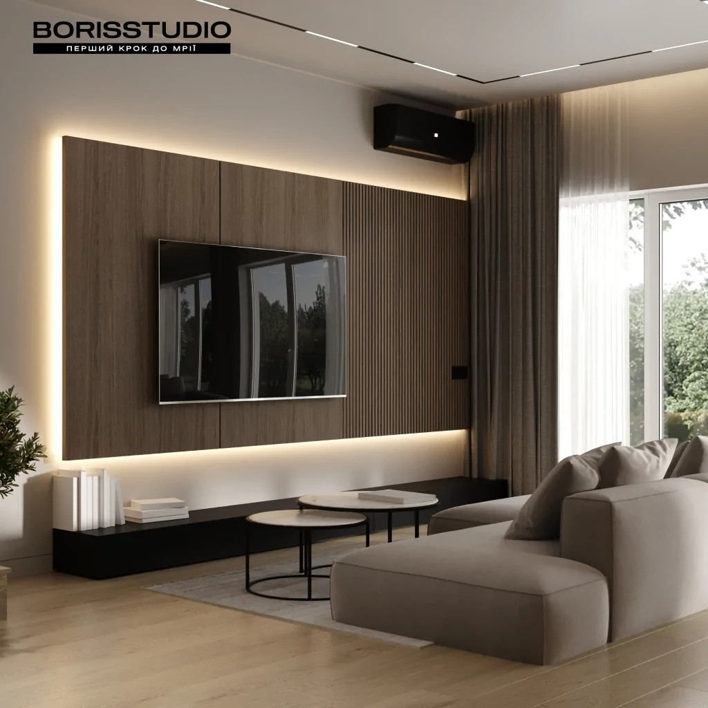 Дизайн-проєкт інтер’єру вітальні