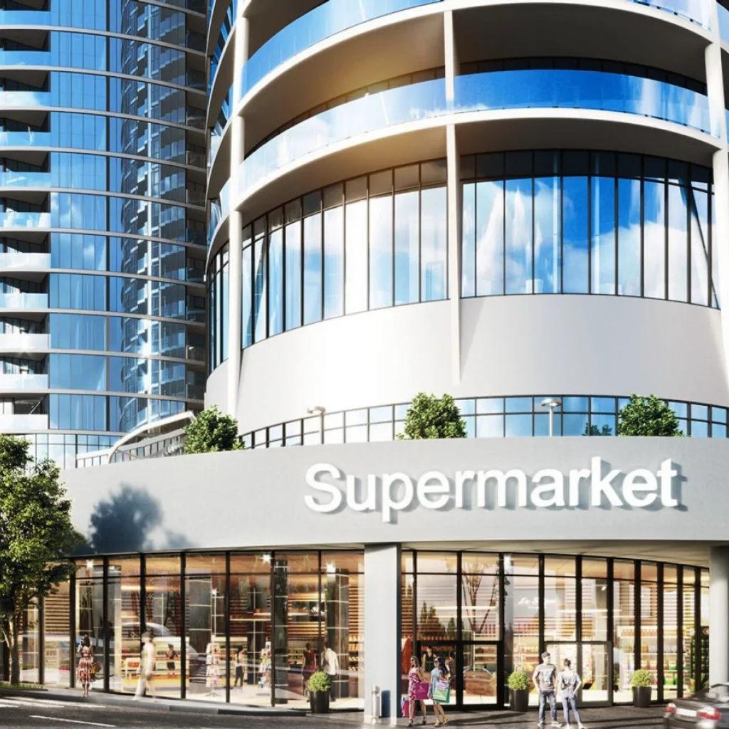 Дизайн супермаркету в ЖК Tарян Тауерс