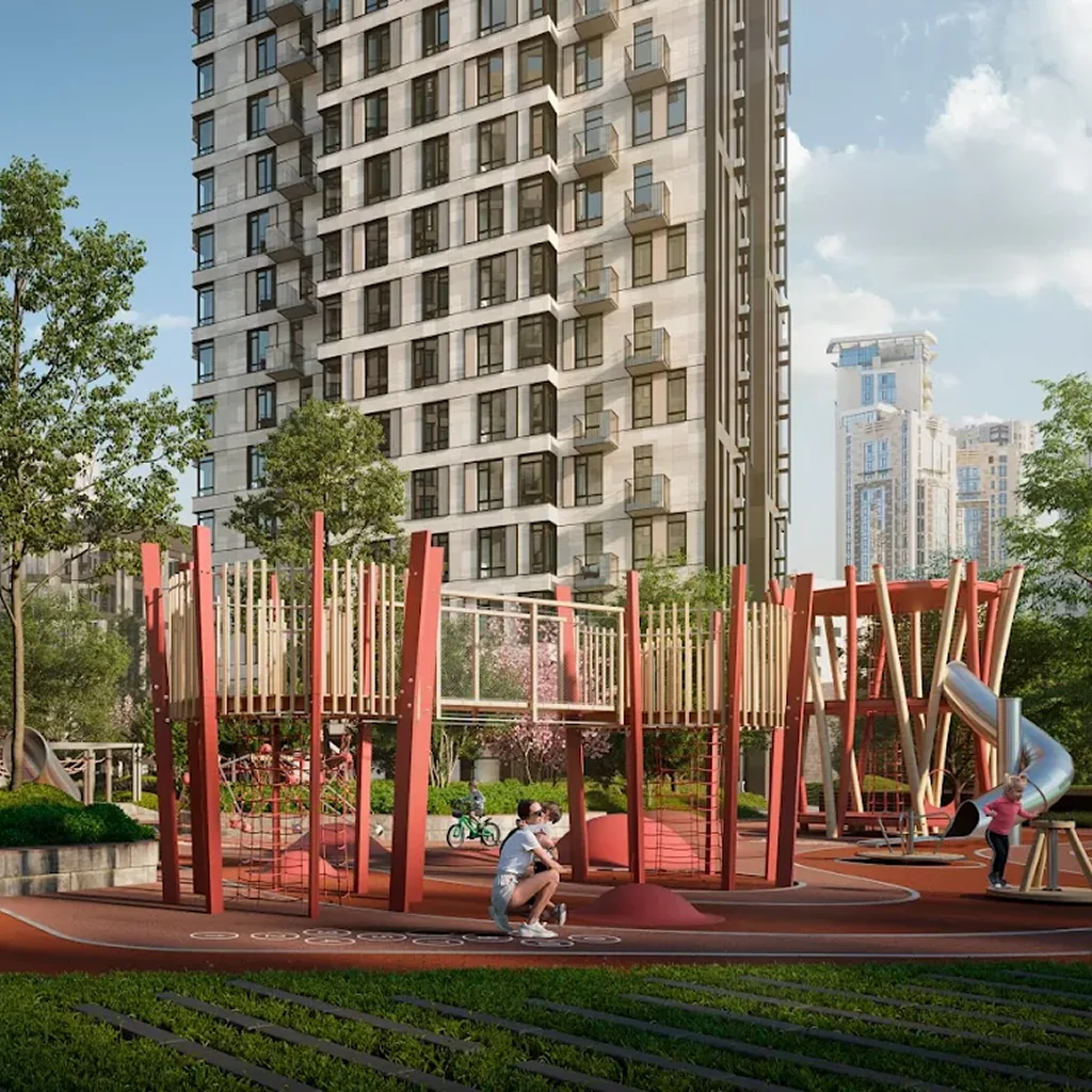 Дизайн-проект дитячого майданчика в ЖК Трініті